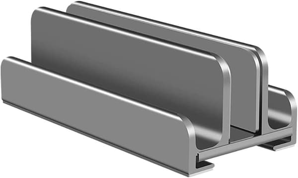 Solidchoice - Justerbar Laptop Stand - Dobbelt 3-slots holder til laptops op til 17,3 tommer