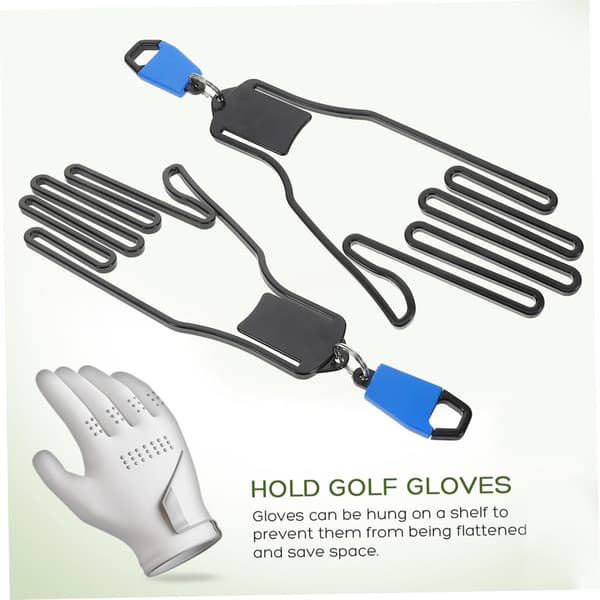 Golfhandskeholder med krog Holdbar plastikramme til formvedligeholdelse af sportshandsker Let og bærbart design