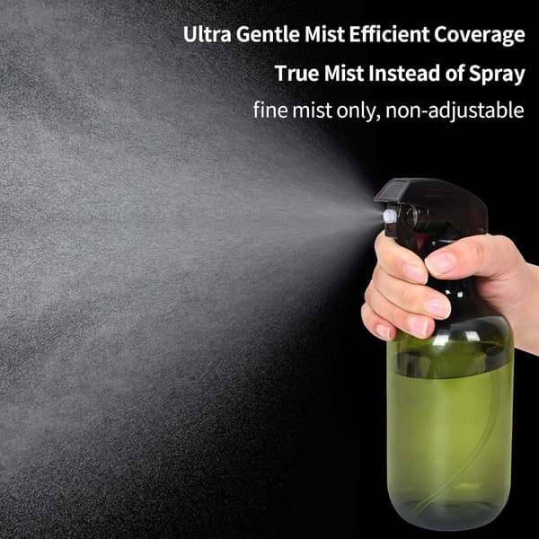 Ren sprayflaska för växtsprayflaska, 2-pack 500 ml spray, vattensprayflaska, läcker inte, tom hårspray med justerbart munstycke