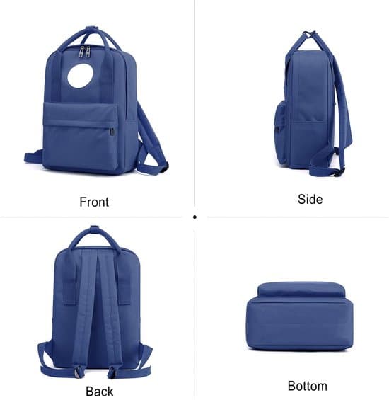 Skolväskor - Lättviktsryggsäck för barn - Vattentät polyester - Lämplig för grundskolan - Pojkar/Flickor (24x32cm)