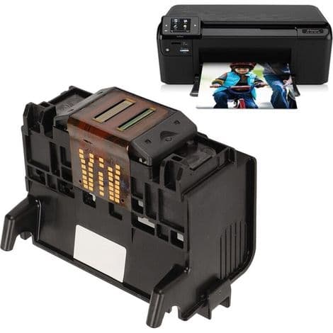 ABS printhoved, udskiftningssæt til printhoved til HP Photosmart B110a, B209a, B210a, B110b og B110c printere