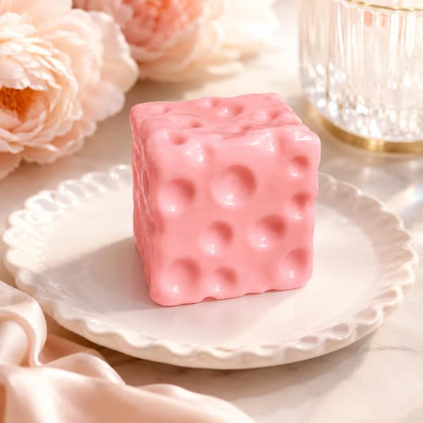 Pink Ost Squishy Klemmelegetøj, Blødt Formbart Uden Rebound, Vaselinefyldt Ost Fidget Legetøj, Sensorisk Skrivebordslegetøj, Sjov Nyhedsgave - 1-pak 1 Pack/Pink