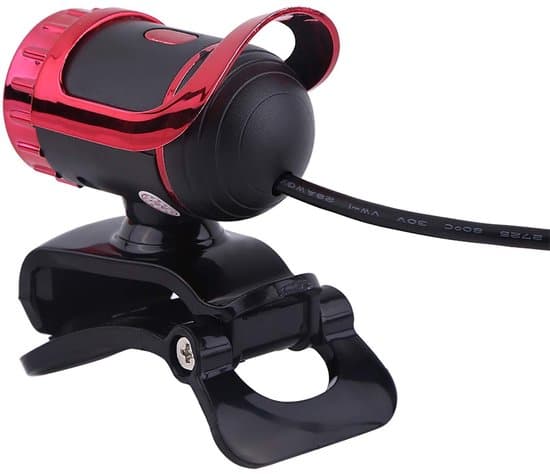 HD USB Clip-on Stativ Datakamera Fleksibel 360° Roterende Webkamera med Mikrofon Automatisk Fargekorrigering Plug and Play PC Webkamera