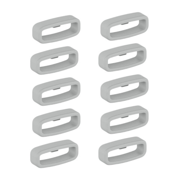Loop för 20 mm breda klockarmband 10 st grå grå grå grey