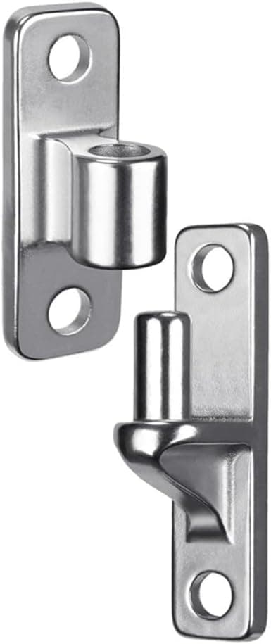 Hængsler til låger i rustfrit stål Kraftig 600 lb bæreevne Rustbestandig Hegn Landbrugsstald Dørhardware (1 stk)