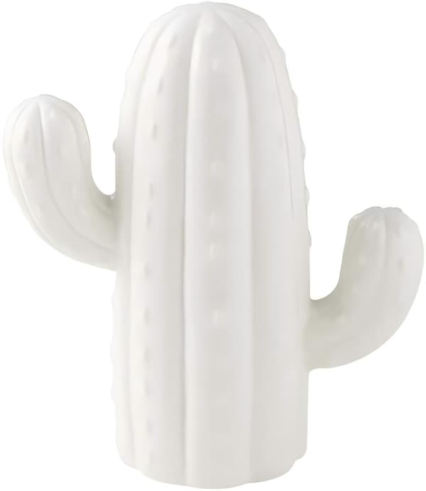 Keramisk Kaktus Spargris, Dekoration för Vardagsrum, Vinskåp, Present White