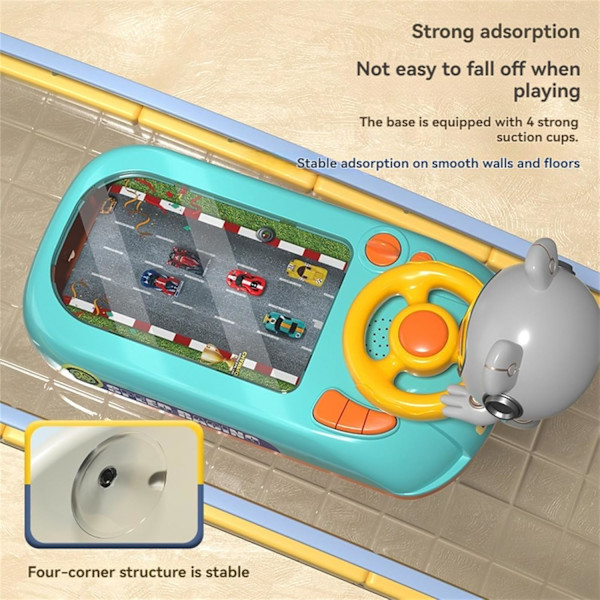 Racersimuleringsspil — Ratcontroller (blå) — Inkluderer batteripakke