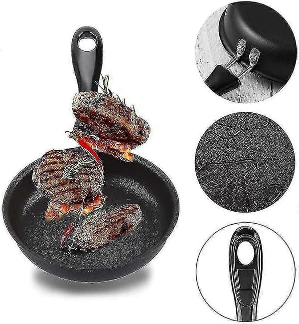 2 stk. Mini Non-Stick Omeletpande - Lille Stegepande til Æg
