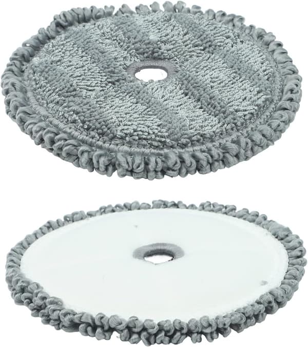 Mikrofiber moppepuder til udskiftning til BOSCH til Unlimited 7 ProHygienic BCS71HYG1 støvsuger vaskbare og genanvendelige moppepuder (2-PAK)