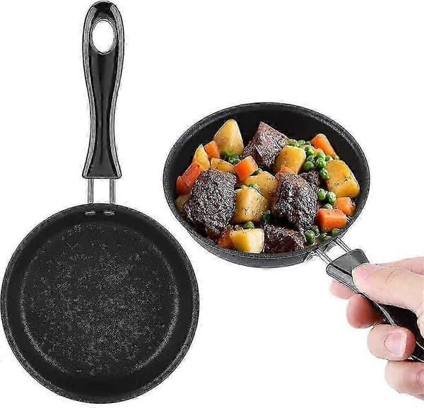 2 stk. Mini Non-Stick Omeletpande - Lille Stegepande til Æg