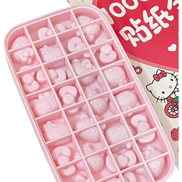 Søde Kat Silikoneforme til Gummies, Chokolade & Isklumper - 24-Huls Bageforme, Fødevaregodkendte Silikoneforme til DIY Desserter, Slik