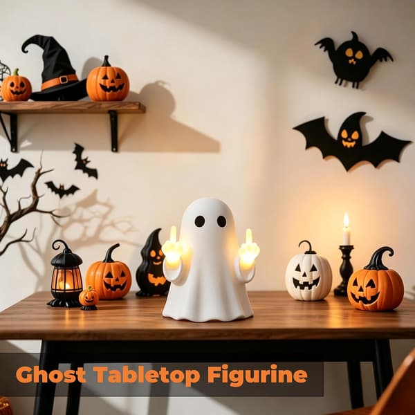 Halloween Vägglampa Långfinger Söt Spöke