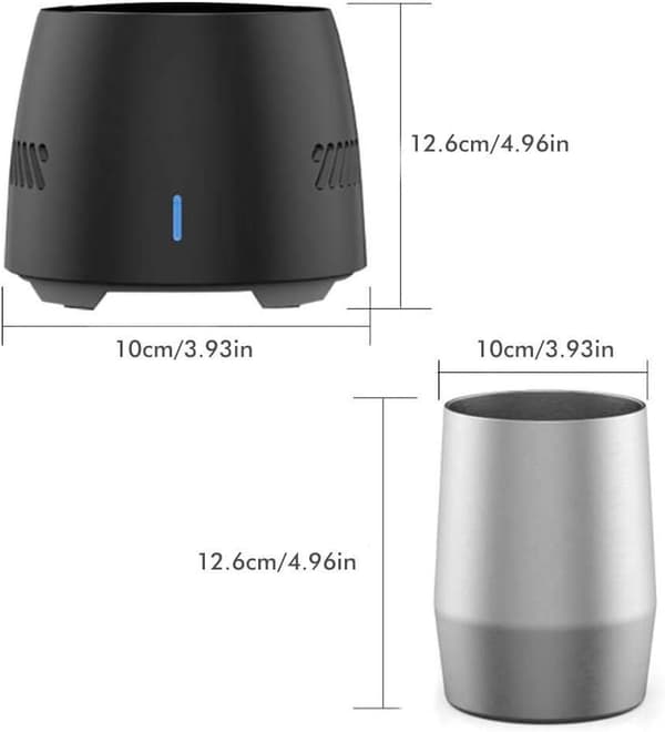 Iced Beer Wine Beverage Electronic Bottle Chiller, Bærbar Mini Køle Hurtig Kopkøler