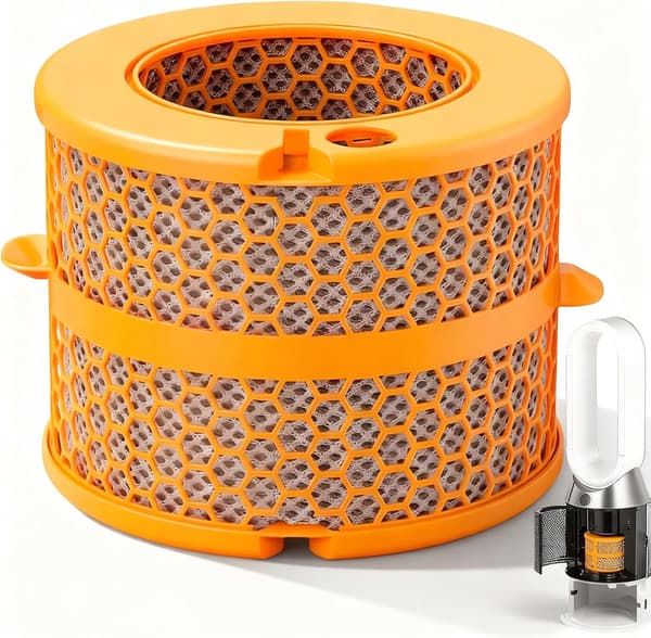 Filter för Dyson Humidify+Cool PH01 PH02 PH03 PH04 PH3A luftrenare, aktivt kol ersättningsfilter kompatibelt med Dyson luftrenare för jämn luft