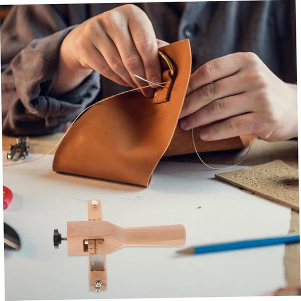 Justerbart bæltskærerværktøj til læderhåndværk Stærkt skarpt Let at bruge Ergonomisk design