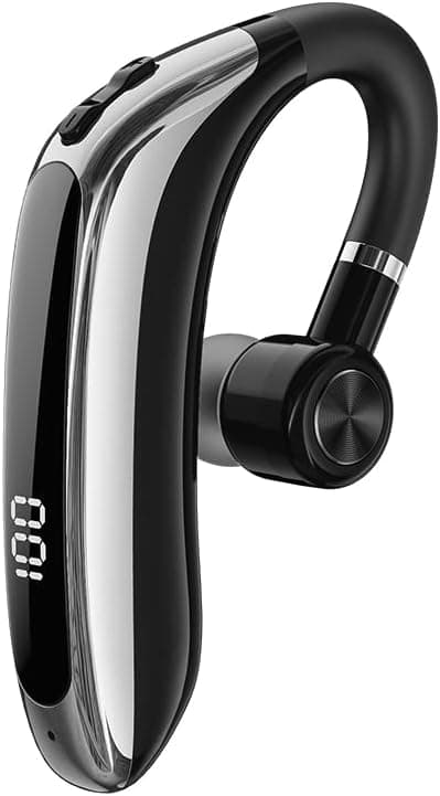 Bluetooth Headset Trådløst Bluetooth Ørestykke 98H Taletid Bluetooth Headset til Mobiltelefoner Støjreducerende Mikrofon Håndfri Opkald Trådløs