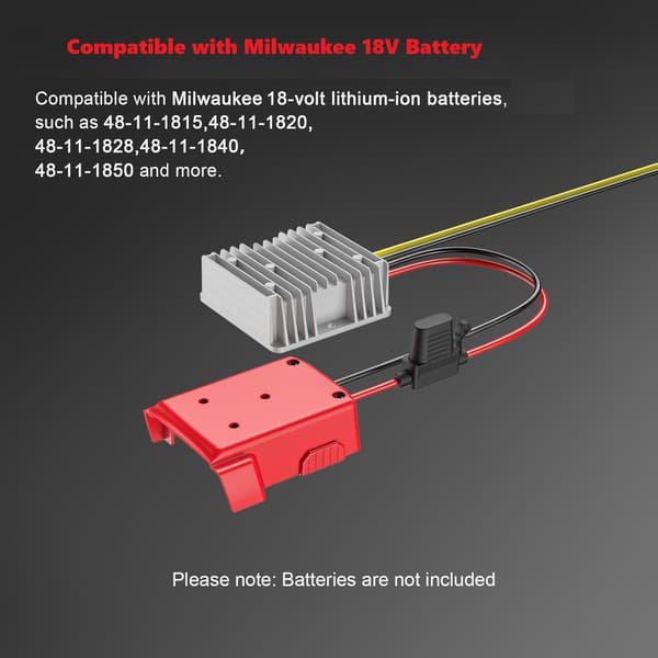 18V til 12V omformer for batteriadapter, DC 12V 20A 240W nedtrappingsregulator-FF-