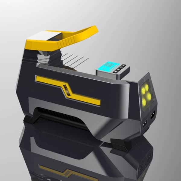 Däckpump Luftkompressor Bärbar Luftpump för 12V DC Bildäck med Digital Tryckmätare Pump med LED-ljus för Bil, ATV och Cykel