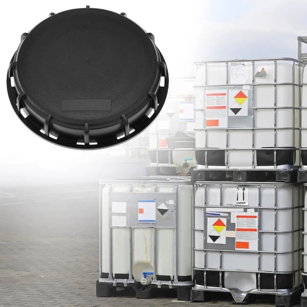 IBC Bärväska Solid Lock, Läcksäker Design Plast IBC Tank Adapter Förvaringslock för Kemisk Mat och Industriell Förvaring