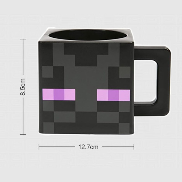 Camping Kaffemugg, Oförstörbar Vattenkopp, Mikrovågsugnssäker Temugg Enderman