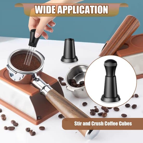 Espresso kafferøreværktøj, kaffestamper, pulverfordelerstift til hjemmet