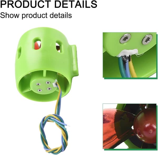 RC Båt Undervattens Thruster Motor 4 Blad Propeller för FRAMDRIFT Del För ROV Bete Bogserbåt Kajak/båt Modell Propeller Undervattens Propeller CW+CCW