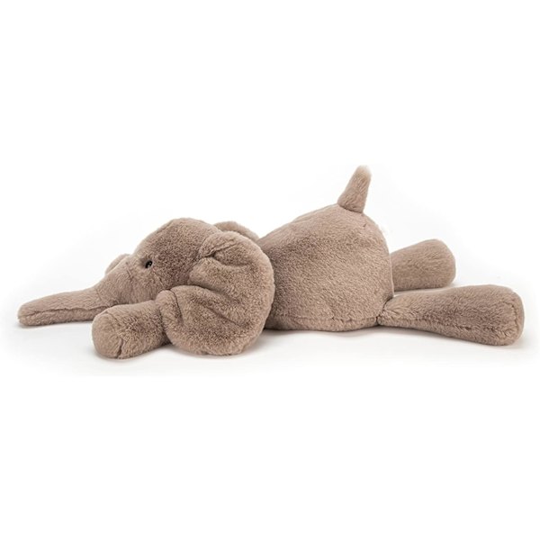 Elefant gosedjur, mediumstorlek 24 cm - Uppstoppad elefant - Klassisk barnpresent