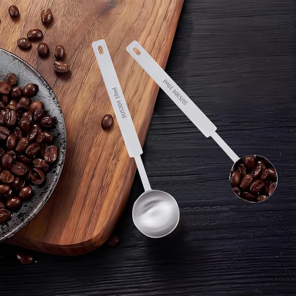 Kaffeskefuld Spiseskefuld Måleske, 15 ml Rustfrit Stål Kaffeskefuld 4 Stykker