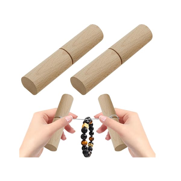 2 knudeclips, egnet til silikoneperler, arbejdsbesparende og effektiv, egnet til nøgleringe, armbånd, DIY-håndværk