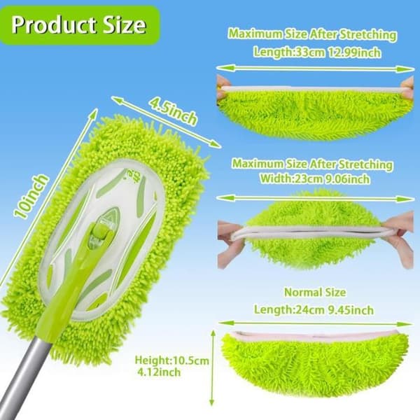 Genanvendelige mikrofiber tørmoppeklude til vådmopper kompatible med Swiffer Sweeper moppereplacement mopper til rengøring af trægulve