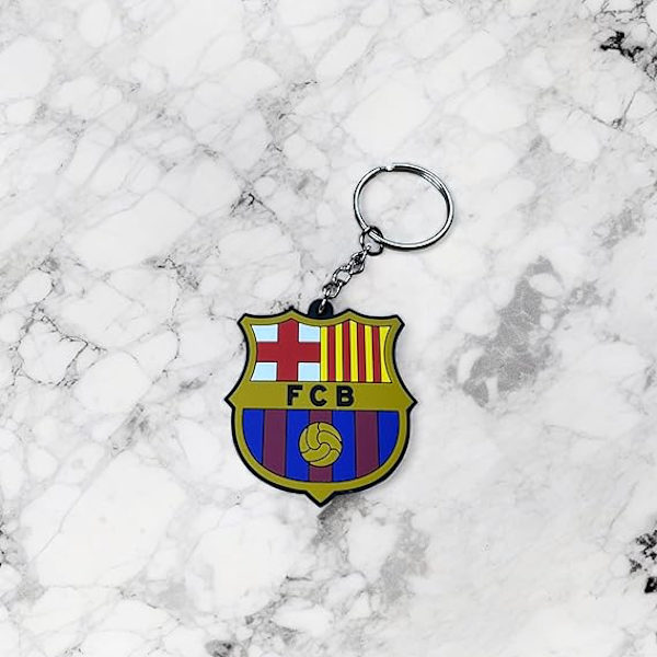 FC Barcelona Nøglering Barça Barca Fodbold Bilnøgleholder