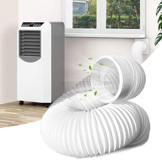 Flexibel frånluftsslang för luftkonditionering - Universal portabel AC-slang - 15 cm diameter - 150 cm längd - Installera moturs