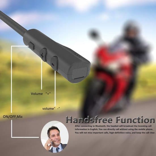 Premium Motorcykelhjelm Headset med Mikrofon - Bluetooth - Hovedtelefoner - Motorcykel Tilbehør - Høretelefoner