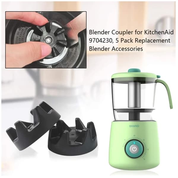 Mixer Gummi Kobling Gear Kobling, 5-delt sæt