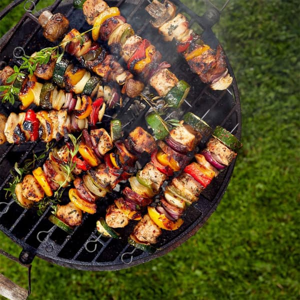 15 stk. 20 cm kalkunsnørrer til binding Rustfrit stål sølvfarvede kødbindingsnåle Grilludstyr til grill Køkken kyllingesteg