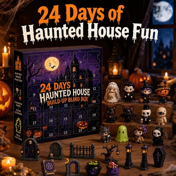 Halloween Adventskalender 2026 – 24-dagars Spökhus Nedräkningskalender