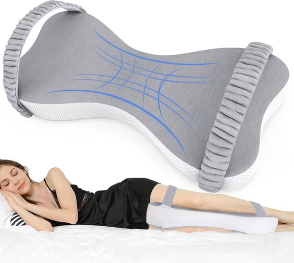 Benpute - Side sover benpute - Ortopedisk knepute for seng - Side sover pute - Graviditetspute