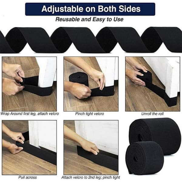 Legetøjsbarriere til under sofaen, sofastopper, justerbar sengestopper, under sofaprotektor for at forhindre kæledyrslegetøj i at blive væk