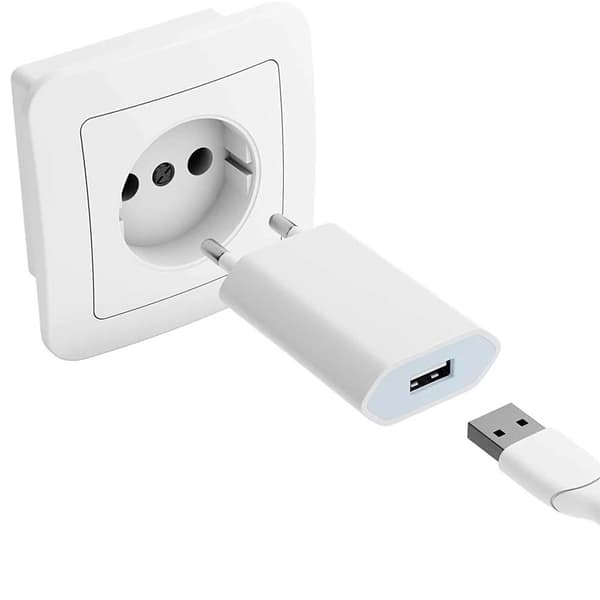 10-pack 5V 1A EU AC Hem Rese USB Väggladdare För iPhone 6 7 8 plus x xr 11 12 13 14