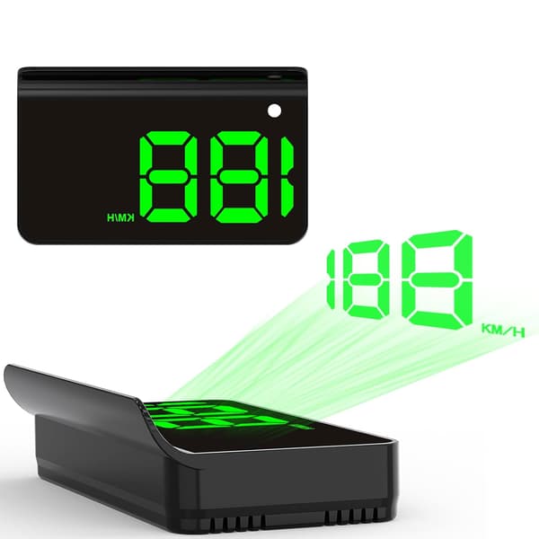 Bil head-up display, bil head-up display, bil HUD, digital GPS head-up display speedometer, USB-kabel plug and play.