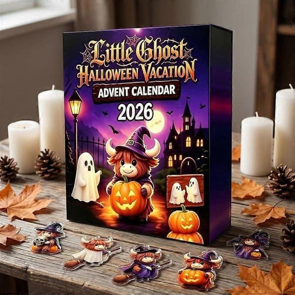 Laskenta Piilolaatikko Halloween 2026 24 päivän setti 24 yllätyshahmolla