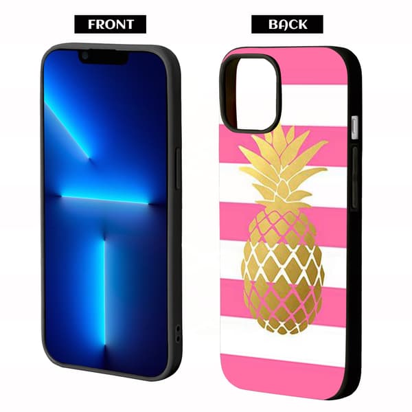 2 kpl Abstrakti ananas iPhone 15 Plus -kuoret, suosittu iPhone 15 Pro Max -puhelin iPhone 15 Plus Pro Maxille Black iPhone 15 Plus