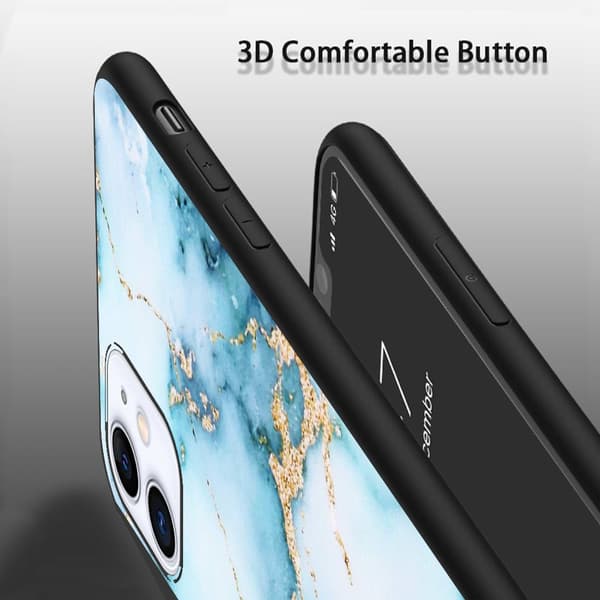 2 st Marmor iPhone 15 Pro Fodral, Senaste iPhone 15 Pro-fodralen för iPhone 15 Plus Pro Max Black iPhone 15 Pro Max