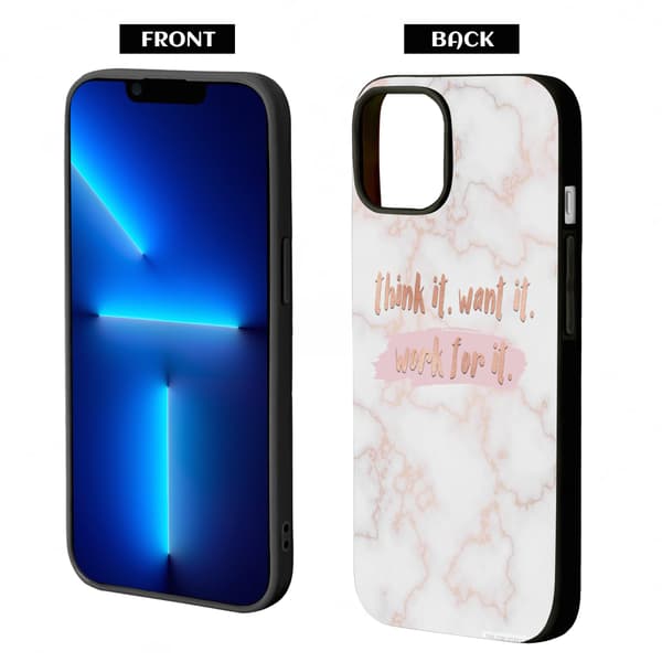 2 stk. Marmor iPhone 15 Pro Max Beskyttelsesetuier, Brugbare iPhone15 til iPhone 15 Plus 15 Pro 15 Pro Max Black iPhone 15