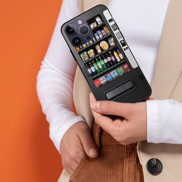 2 stk. Snack iPhone 15 Pro Max Covers, Animationsprint Cover iPhone 15 Plus til iPhone 15 Plus Pro Max Black for iPhone 15 Plus