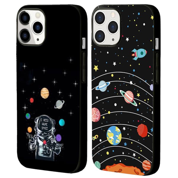 2 stk. romreise iPhone 15 Pro deksler, moteriktig design Apple iPhone 15 deksel til iPhone 15 Plus Pro Max Black iPhone 15