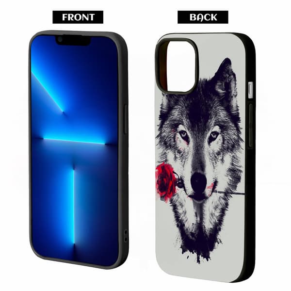 2 st Kat & Varg iPhone 15 Pro Max Skal, Tecknade Målade Casekoo iPhone 15 Pro Skal för iPhone 15 Plus Pro Max Black iPhone 15 Plus