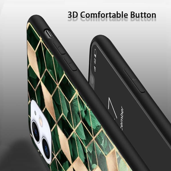 2 stk. Marmor iPhone 15 Pro Max Cover, Sort iPhone 15 telefoncover til iPhone 15 Plus Pro Max Black iPhone 15 Pro Max