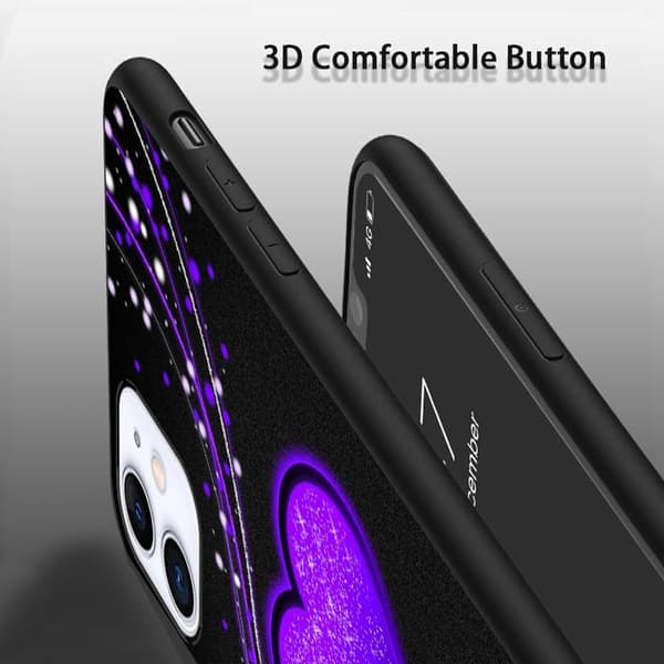 2 stk. Hjerte kærlighed iPhone 15 Plus Cover, Mode Cover til iPhone 15 pro max til iPhone 15 Plus Pro Max Black iPhone 15 Plus