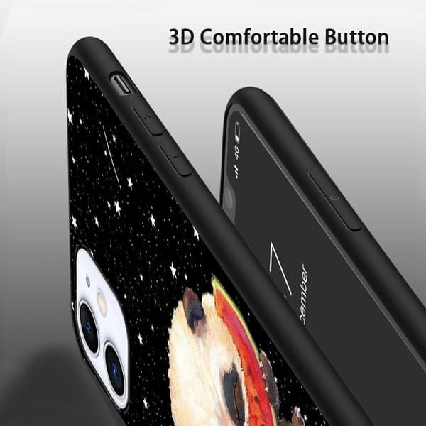 2 stk. Panda & vandmelon iPhone 15 Plus Etuier Covers, Cool iPhone 15 telefoncover til iPhone 15 Plus 15 Pro 15 Pro Max Black iPhone 15 Plus